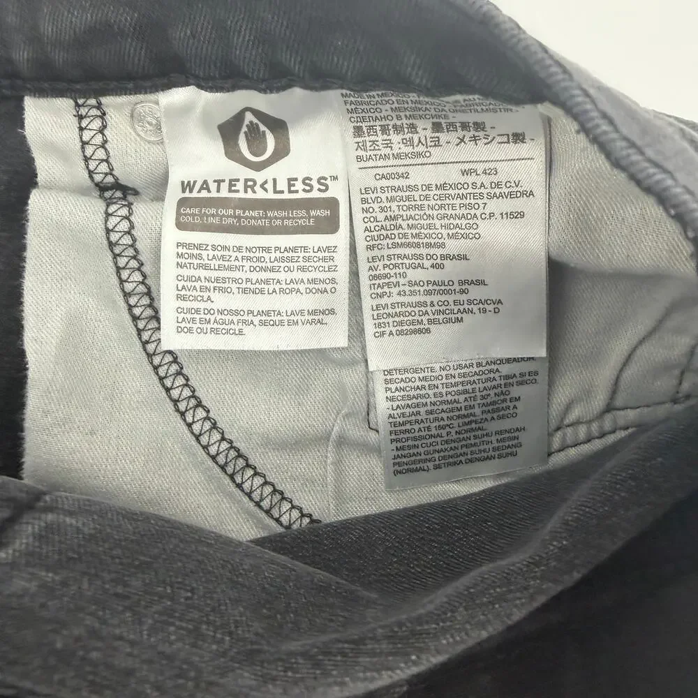 Levi's 541 36X32‎ (30L Actual) Black Men's Jeans
